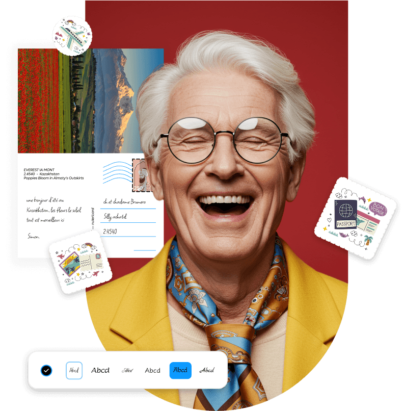 Image utilisateur heureux